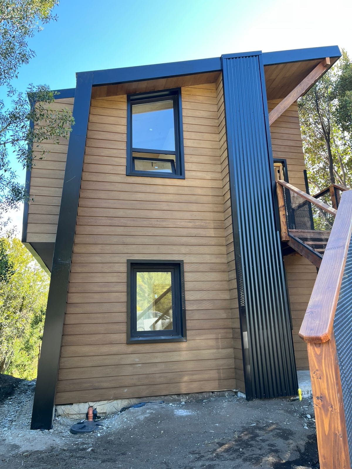 Construcción en seco Patagonia - Obra Ventana 8 - RH Bariloche